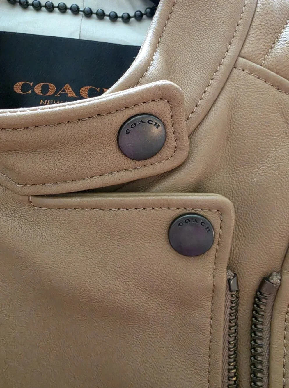 Coach Leather Jacket